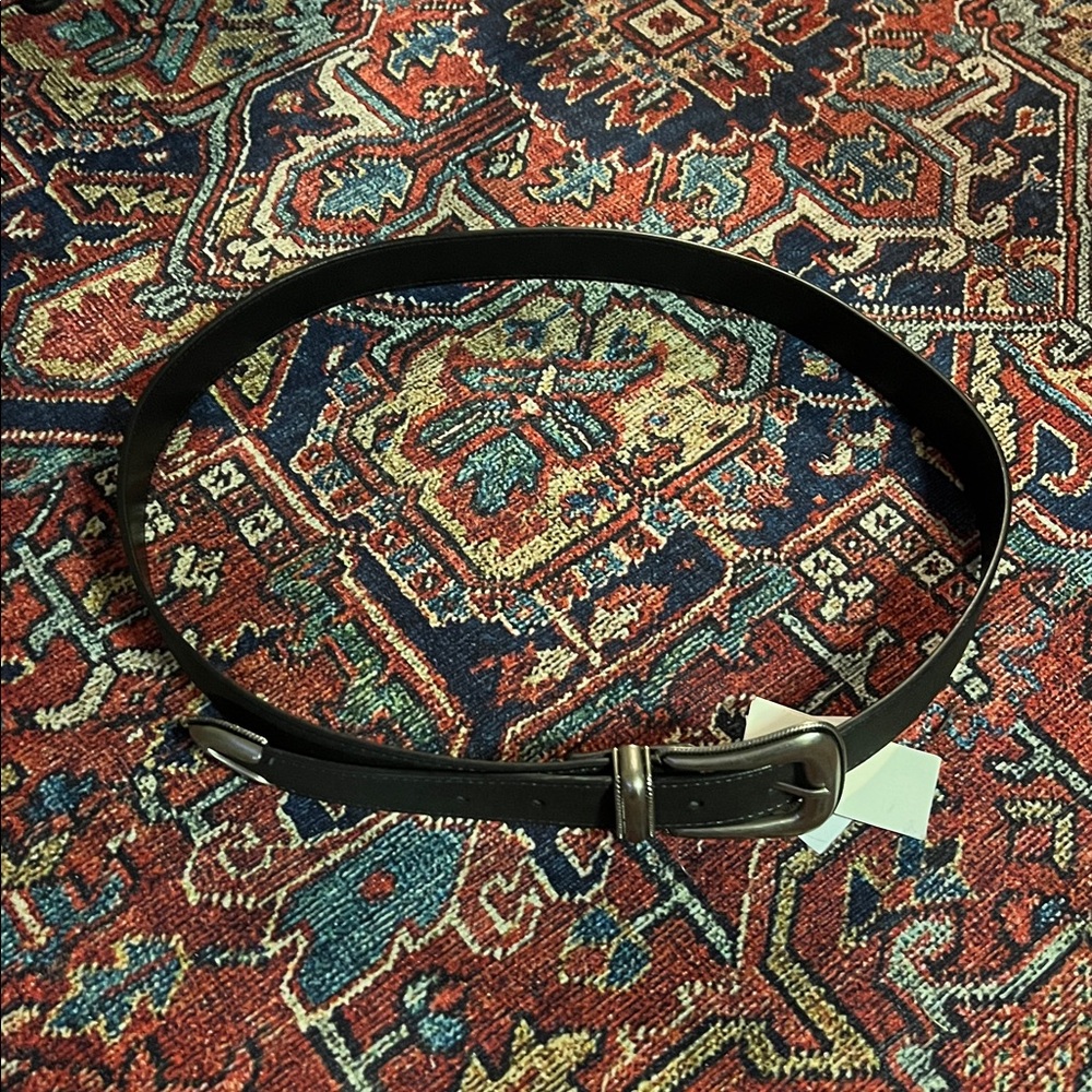 Western women’s black belt size large 
Brand gap
New with tags
